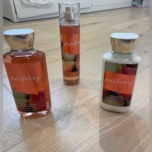 Pearberry Bath and Body Works Set Never used!